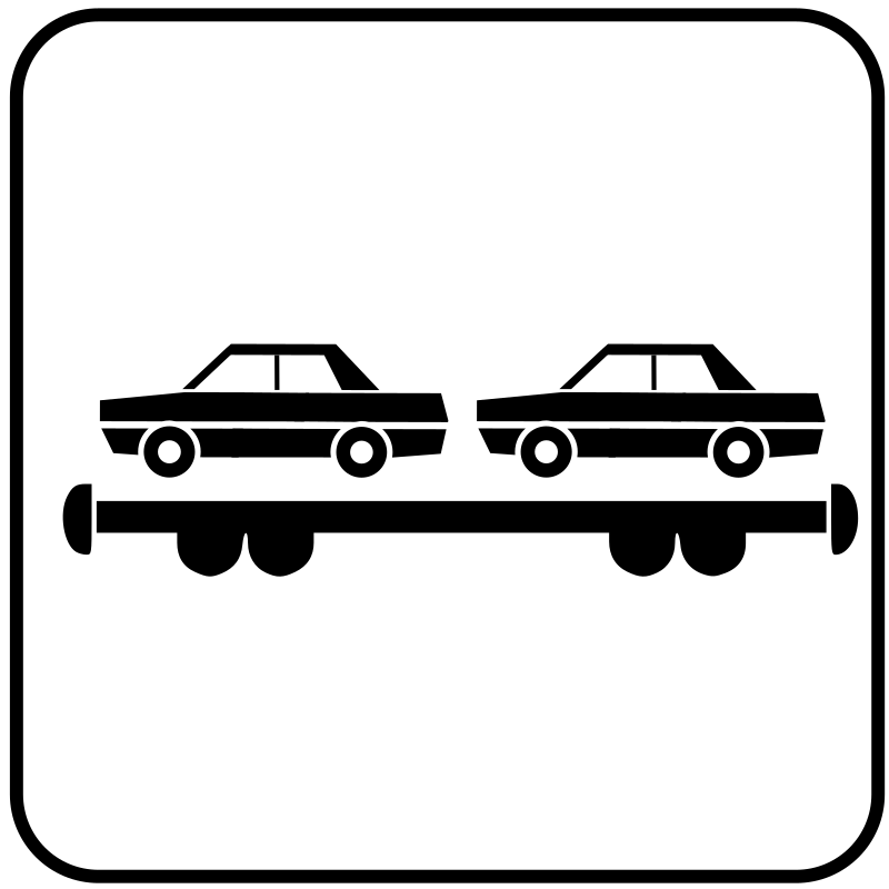 Simbolo Auto al Seguito